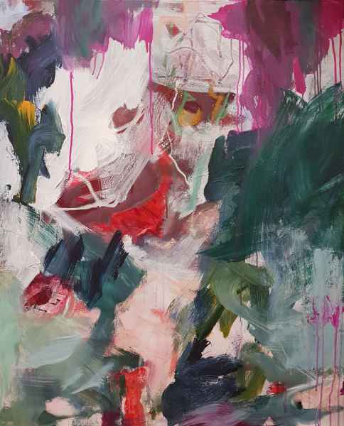 Weisse Kuh Acryl auf Leinwand 2016 3 120x100